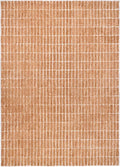 Hand-Tufted 100% Wool Area Rug – Unique Modern Geometric Grid Pattern, Soft Plush Textured Carpet for Living Room, Bedroom, Dining Room & Entryway (Gold, 2.6' x 8')