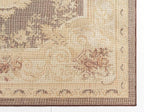 Unique Loom Versailles Collection Traditional Classic Floral Motif Area Rug (3' 3 x 5' 3 Rectangular, Brown/ Ivory)