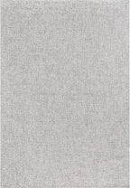 CAMILSON Easy Jute Rug 6x9, Indoor Outdoor Gray Color Farmhouse Area Rugs for Living Room Patio and Kitchen Rug, Solid Boho Woven Design, Easy-Cleaning, Washable Outside Carpet Alfombras (6 x 9)