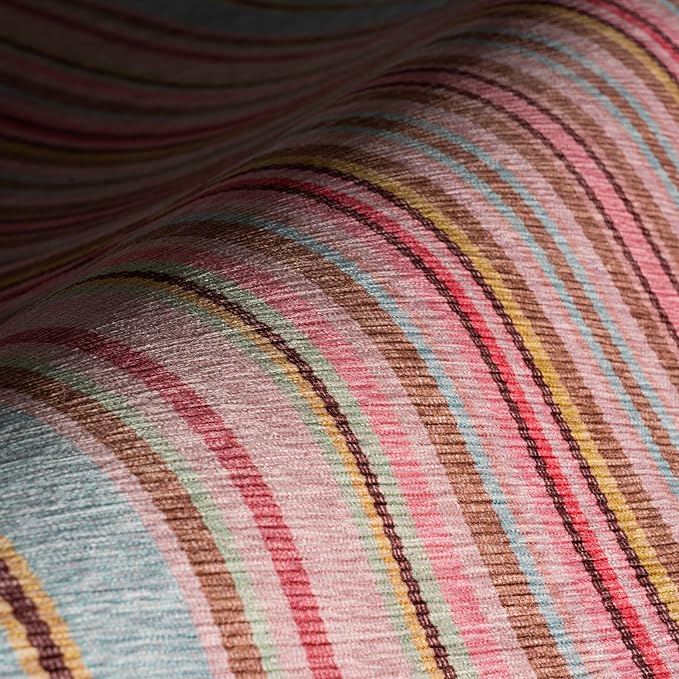 Dash & Albert Jamaica Stripe Multi Machine Washable Rug, 8.5 X 11.5 Feet, Blue/White Stripe Pattern