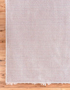 Unique Loom Davos Shag Collection Area Rug - Solid (9' 10" Square, Dusty Rose)