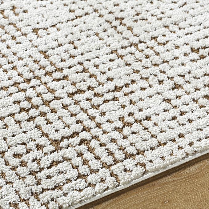 Livabliss x Our PNW Home Cascade Minimalist Area Rug, 10' x 14', Brown