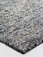 Rugsotic Carpets Hand Tufted Wool ECO-Friendly Area Rugs - 5'x8', Rectangle Shape, Dark & Blue, Solid Plain Design, High Pile Handmade Anti Skid Area Rugs for Living Room, Bed Room (KWC111)