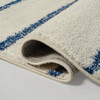 JONATHAN Y Williamsburg Minimalist Stripe Cream/Navy Indoor Area Rug, 8x10, Contemporary, Modern, Easy-Cleaning for Living Room, Bedroom, Kitchen, Pet Friendly, Non-Shedding (MOH201E-8)