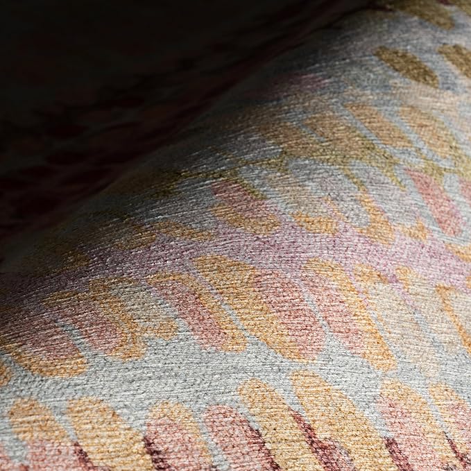 Dash & Albert Paint Chip Pastel Machine Washable Rug, 9.5 X 13.5 Feet, Multicolored Geometric Pattern