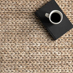Nuloom Penelope Tan, 2' x 8', Hand-Braided, Wool & Cotton, Soft and Textured, High Traffic, Stain Resistant, Easy Clean, Durable Runner for Bedroom, Living Room, Dining, Foyer, Entryway