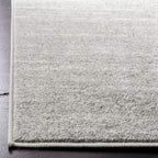 SAFAVIEH Adirondack Collection Area Rug - 7' Square, Light Grey & Grey, Modern Ombre Design, Non Shedding & Easy to Clean, Ideal for Living Room, Bedroom, Office, Dining Space (ADR113C)