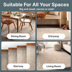 Well Woven Asha Rome Beige Cream 2'3" x 7'3" Runner Rug - Oriental Floral Pattern, Easy Clean, Floor-Friendly Backing - for Hallway, Entryway, and Kitchen