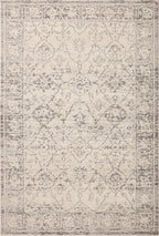 Loloi Magnolia Home by Joanna Gaines Gigi Collection GIG-02 Ivory/Stone 2'-7" x 4' Accent Rug