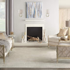 Nourison Home Nourison Essentials Ivory Beige 7' x 10' Area Rug - Easy Clean, Non Shedding, Bed Room, Living Room, Dining Room, Kitchen (7' x 10')