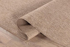 CAMILSON Easy Jute Rug 8x10, Indoor Outdoor Natural Color Fiber Area Rugs for Living Room Patio and Kitchen Rug, Solid Boho Woven Design, Easy-Cleaning, Washable Outside Carpet Alfombras (8 x 10)