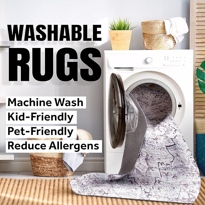 JONATHAN Y Machine Washable Green/Cream Indoor Area Rug 4X6 ft, Cirkel Minimalist Geometric Dot for Living Room, Bedroom, Kitchen, Office, Easy-Cleaning, Pet-Friendly, Non-Shedding WSH113B-4