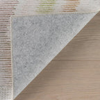 Dash & Albert Zarek Multi Machine Washable Rug, 7.5 X 9.5 Feet, Multicolored/White Chevron Pattern