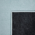 Paco Home Solid Area Rug in Light Blue Modern Plain Design, Size: 4' x 5'7"