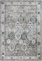 Bloom Rugs Caria Washable Non-Slip 6x9 Rug - Beige/Olive Traditional Area Rug for Living Room, Bedroom, Dining Room, and Kitchen - Exact Size: 6' x 9'