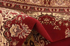 Unique Loom Reza Collection Traditional Persian Style Area Rug, 6 x 9 ft, Burgundy/Ivory