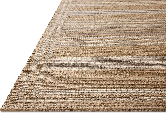 Loloi Chris Loves Julia Judy Collection JUD-03 Natural/Dove 8'-6" x 11'-6" Area Rug