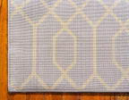 Unique Loom Marilyn Monroe Glam Collection Area Rug - Trellis (8'x 10' Rectangle, Gray Gold/ Gold)