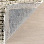 Rugs USA Melrose Green/Ivory, 4' x 6', Handmade, Wool & Cotton, Soft and Cozy, High Traffic, Stain Resistant, Easy Clean, Durable Area Rug for Bedroom, Living Room, Dining Space, Den, Entryway
