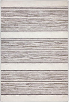 Dash & Albert Ellington Stripe Grey Machine Washable Rug, Runner-2.5 X 8 Feet, Grey Stripe Pattern