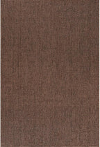 CAMILSON Easy Jute Rug 10x14, Indoor Outdoor Brown Color Fiber Area Rugs for Living Room Patio and Kitchen Rug, Solid Boho Woven Design, Easy-Cleaning, Washable Outside Carpet Alfombras (10 x 14)