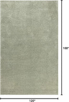 JONATHAN Y Haze Solid Low-Pile Green Indoor Area Rug 10x14, Coastal,Bohemian,Minimalist,Classic, Easy-Cleaning for Living Room,Bedroom,Kitchen,Pet Friendly,Non-Shedding (SEU100O-14)