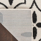 Nourison Home Nourison Essentials Ivory Black 8' x 10' Area Rug - Easy Clean, Non Shedding, Bed Room, Living Room, Dining Room, Kitchen (8' x 10')
