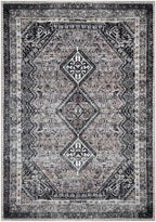 Keen Home Design 9x12 Rug - Machine Washable Area Rug with Non-Slip Backing, Ideal for Living Room, Dining Room, Bedroom - Vintage, Easy Clean, Durable, Low Pile Rug - (9' x 12')