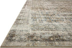 Loloi Amber Lewis Morgan Collection MOG-02 Navy/Sand 2'-3" x 7'-6" 38" Thick Runner Rug feat. CloudPile, Neutral, Room Décor, Vintage Inspired, Livingroom, Bedroom, Dining Area