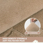 BEQHAUSE Door Mat 20" x 32", Non-Slip Door Mats Indoor Entryway Rugs Washable Low-Profile Absorbent and Stain Resist Floor Mats, Dog Door Mat for Front Back Door, Muddy Wet Shoes & Paws, Beige
