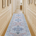 Washable Area Rug. Modern Farmhouse. Vintage. Turkish. Bohemian. Distressed. Oriental. Traditional. Rugs for Living Room. Dining. Bedroom. Office. Entryway. Foyer. (861NT, 2'5" x 6'5")