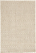 Dash & Albert Cocchi Handwoven Wool Rug, 2.5 X 8 Feet, Tan Geometric Pattern