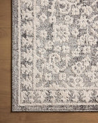Loloi Magnolia Home by Joanna Gaines Gigi Collection GIG-01 Grey/Ivory 9'-2" x 13' Area Rug