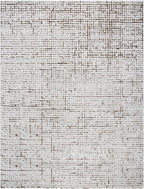 Livabliss x Our PNW Home Cascade Minimalist Area Rug, 10' x 14', Brown