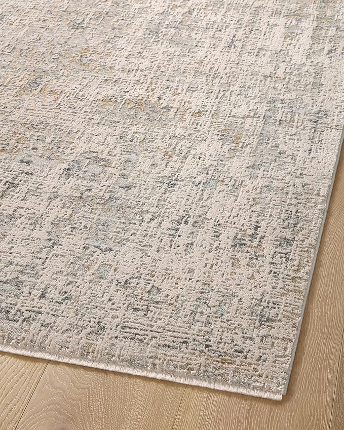 Loloi Amber Lewis Alie Collection ALE-02 Sand/Sky 2'-3'' x 3'-10'', .13'' Pile Height, Accent Rug