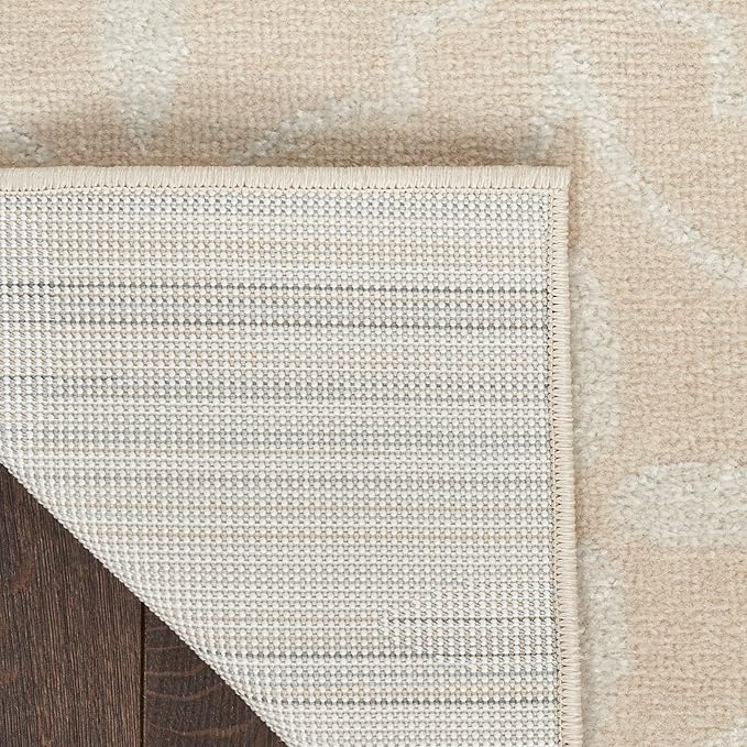 Nourison Home Nourison Essentials Ivory Beige 8' x 10' Area Rug - Easy Clean, Non Shedding, Bed Room, Living Room, Dining Room, Kitchen (8' x 10')