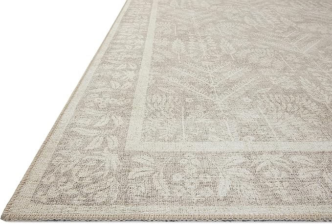Loloi Rifle Paper Co. Maison Collection MAO-02 Bough Natural 5'-0" x 7'-6", .19" Pile Height, Area Rug