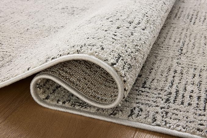 Loloi Kamala Collection KAM-01 Grey/Graphite 4'-0" x 6'-0" Accent Rug