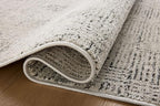 Loloi Kamala Collection KAM-01 Grey/Graphite 5'-3" x 7'-9" Area Rug