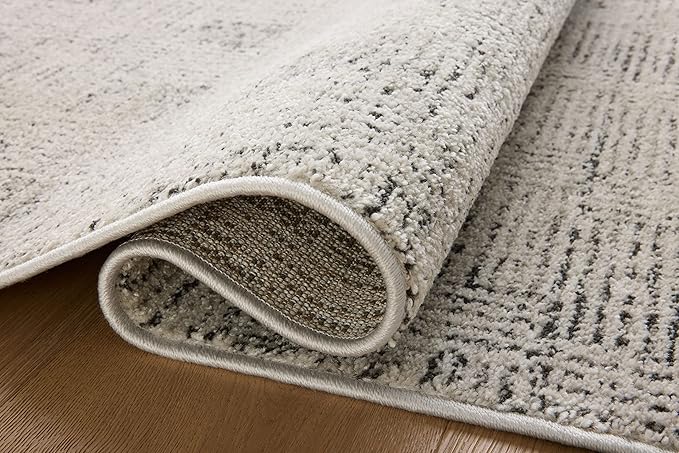 Loloi Kamala Collection KAM-01 Grey/Graphite 6'-7" x 9'-6" Area Rug