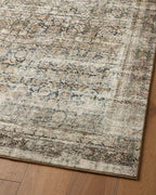 Loloi Amber Lewis Morgan Collection MOG-02 Navy/Sand 9'-6" x 13'-6" 38" Thick Area Rug feat. CloudPile, Neutral, Room Décor, Vintage Inspired, Livingroom, Bedroom, Dining Area
