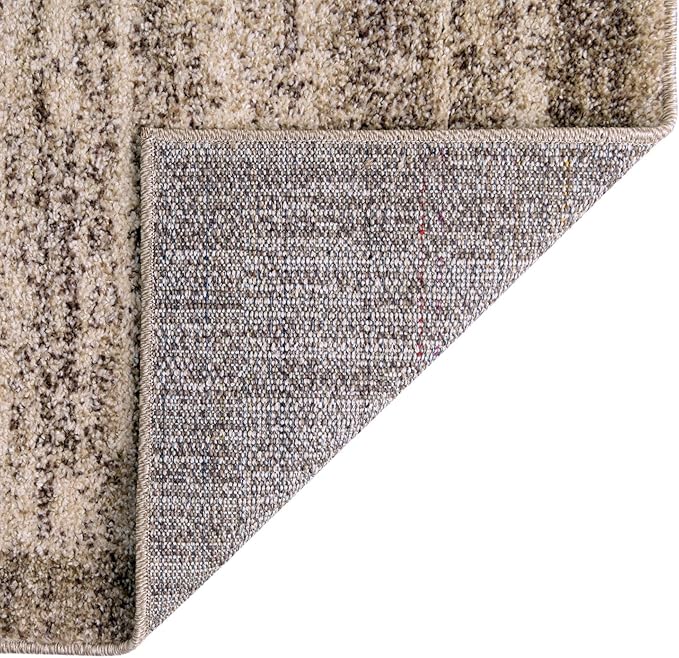 Rugs.com Angelica Collection Rug – 9' x 12' Beige Medium Rug Perfect for Living Rooms, Large Dining Rooms, Open Floorplans