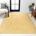 JONATHAN Y Haze Solid Low-Pile Mustard Indoor Area Rug 12x15, Coastal,Bohemian,Minimalist,Classic, Easy-Cleaning for Living Room,Bedroom,Kitchen,Pet Friendly,Non-Shedding (SEU100B-15)