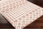 Livabliss Hapsburg Moroccan Shag Area Rug,7'10" x 10'3",Dusty Pink