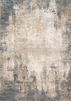 Loloi Teagan Collection TEA-08 Ivory/Mist 2'-8" x 4' Accent Rug, Large, Soft Neutral Rug, High-Traffic for Living Room, Bedroom, Home Office, Dining Area
