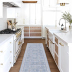 Fame Living Washable Area Rug. Modern Farmhouse. Vintage. Turkish. Bohemian. Distressed. Oriental. Traditional. Rugs for Living Room. Dining. Bedroom. Office. Entryway. Foyer. (866CBl, 2'5" x 4'9")