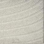 LUXE WEAVERS Modern Geometric Wave Gray 2x3 Area Rug