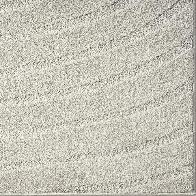 LUXE WEAVERS Modern Geometric Wave Gray 2x3 Area Rug