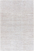 Hand-Tufted 100% Wool Pile Area Rug – Geometric Textured Grid Check Pattern – Thick and Durable Floor Carpet for Bedroom, Living Room, Kids Room, and Dining Area (Light Brown, 10' x 14')