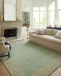 Loloi Chris Loves Julia Francis Collection FRA-02 Green/Natural 2'-6" x 9'-9" Runner Rug